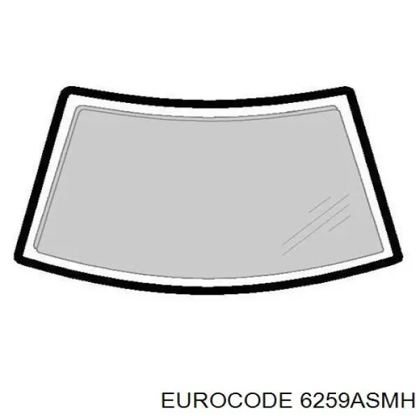 6259ASMH Eurocode уплотнитель лобового стекла