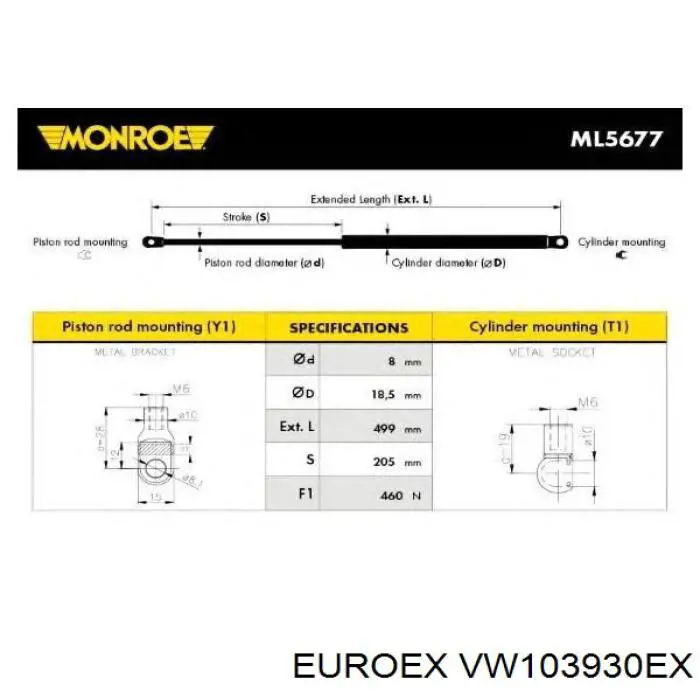  VW103930EX Euroex