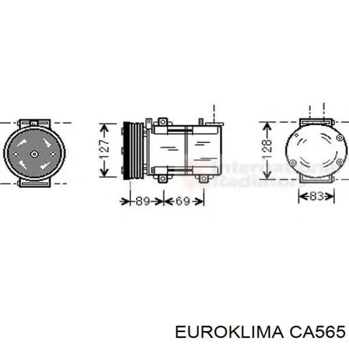 Купить CA565 REMA-PARTS Шкив компрессора кондиционера