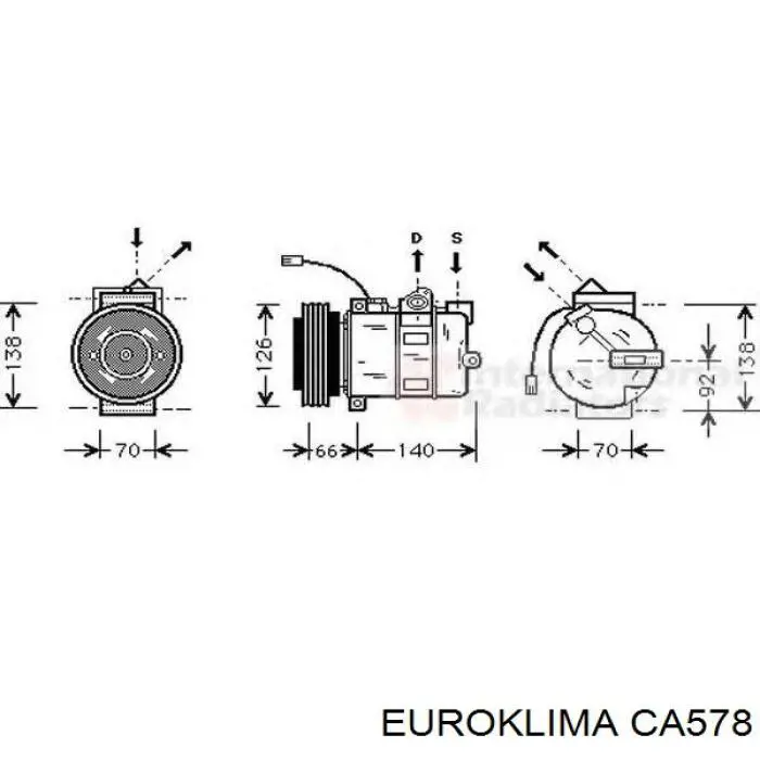  Euroklima CA578 цена, от 54.38 USD