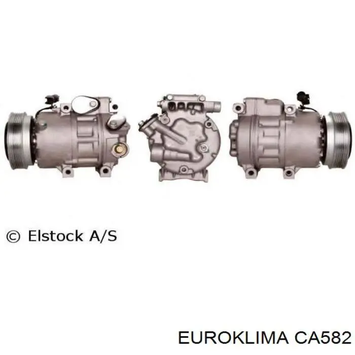CA582 Euroklima Шкив компрессора кондиционера