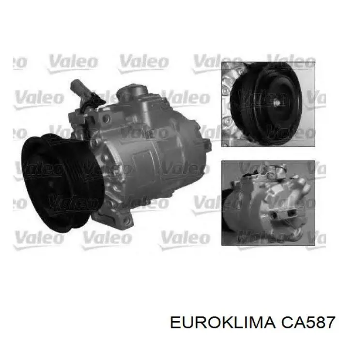 CA587 Euroklima Шкив компрессора кондиционера