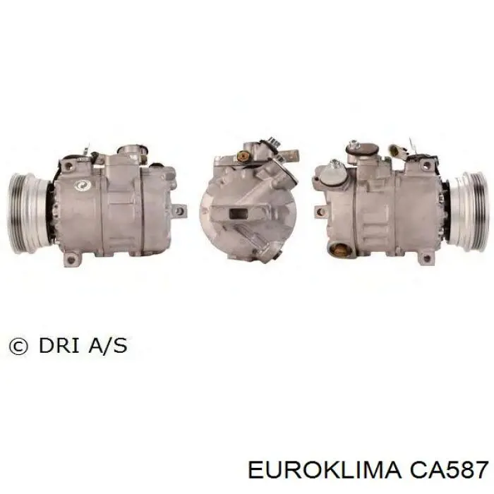 CA587 Euroklima шкив компрессора кондиционера