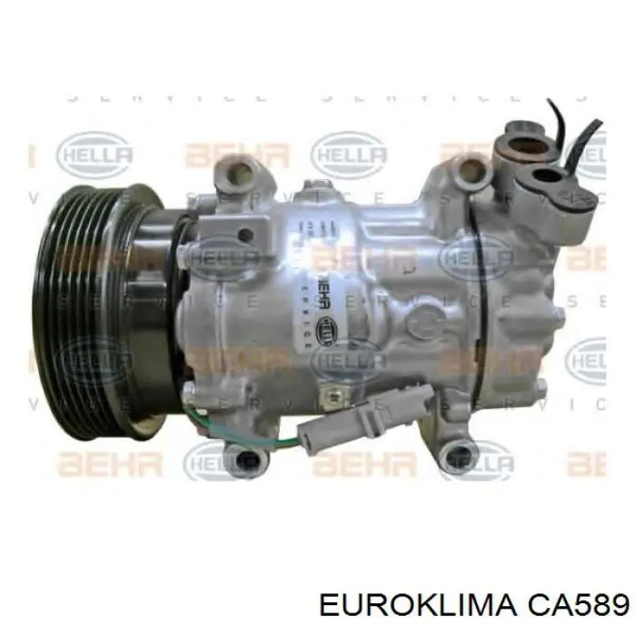 Шкив компрессора кондиционера CA589 Euroklima