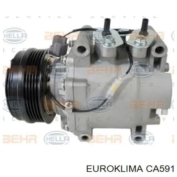 Polea Compresor A/C CA591 Euroklima