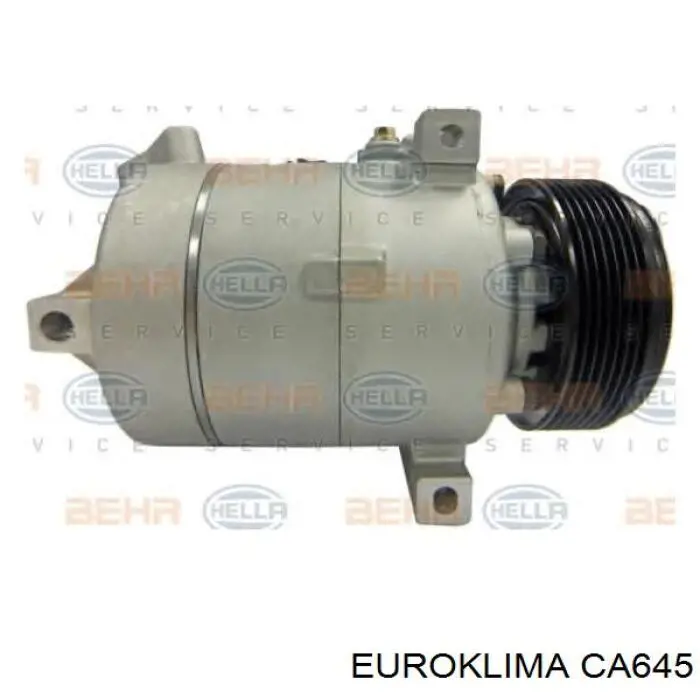 CA645 Euroklima Шкив компрессора кондиционера