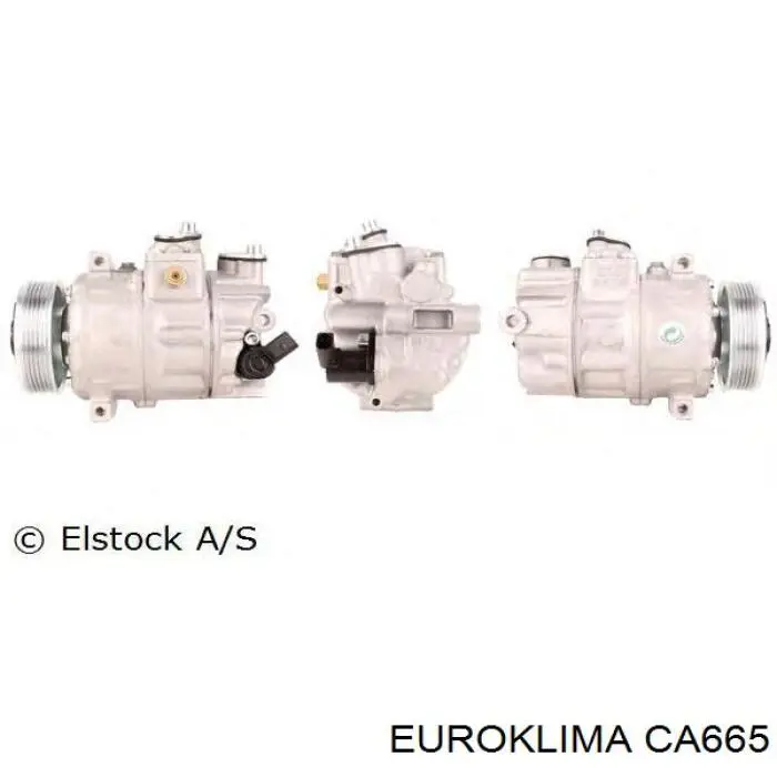 CA665 Euroklima Суппорт тормозной, передний, левый