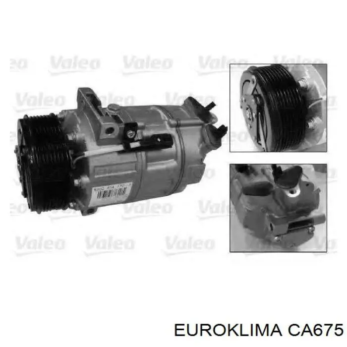 Шкив компрессора кондиционера Euroklima CA675 цена, от 67.42 USD