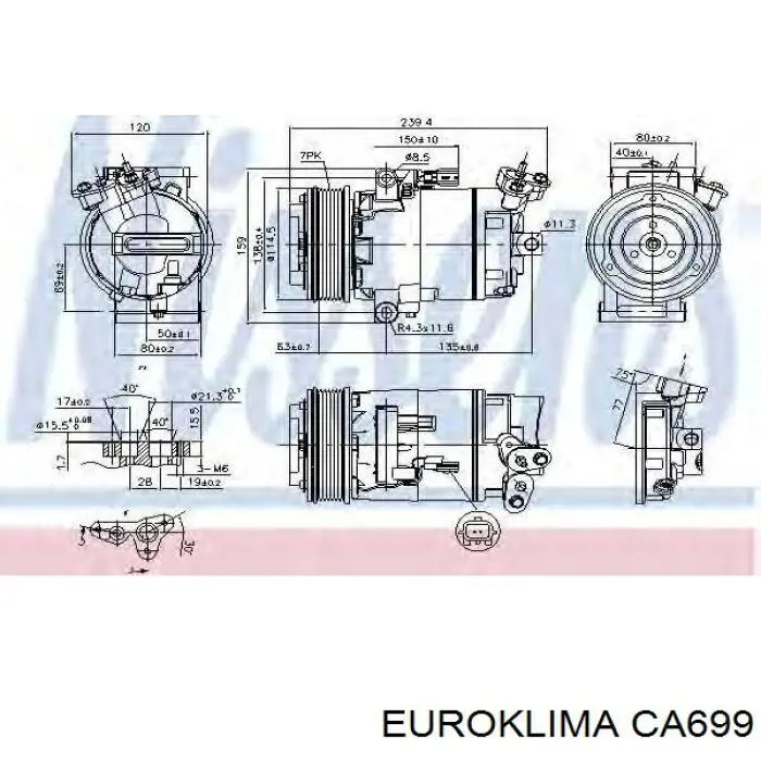 CA699 REMA-PARTS Магнитная муфта компрессора кондиционера
