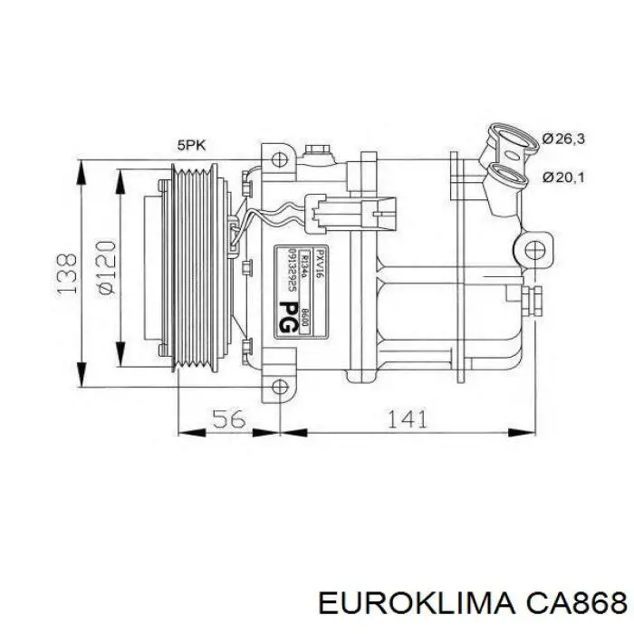  CA868 Euroklima