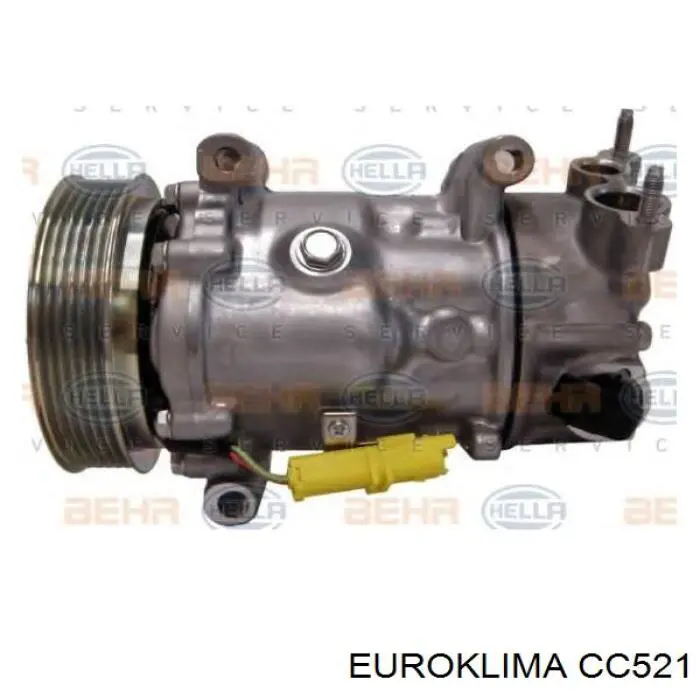 Acoplamento (bobina magnética) do compressor de aparelho de ar condicionado para Citroen C4 Cactus 