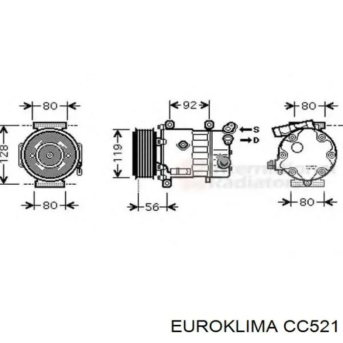 Acoplamento (bobina magnética) do compressor de aparelho de ar condicionado Citroen C4 preço, a partir de 42,56 USD