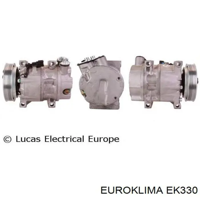 EK330 Euroklima Диск муфты компрессора кондиционера