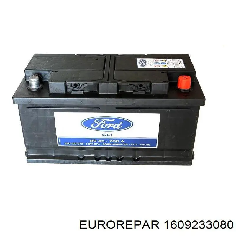 1609233080 EUROREPAR Batería original y equivalente