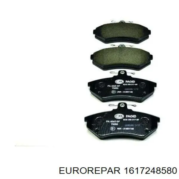 Колодки Eurorepar 1617248580 цена, от 17.66 USD