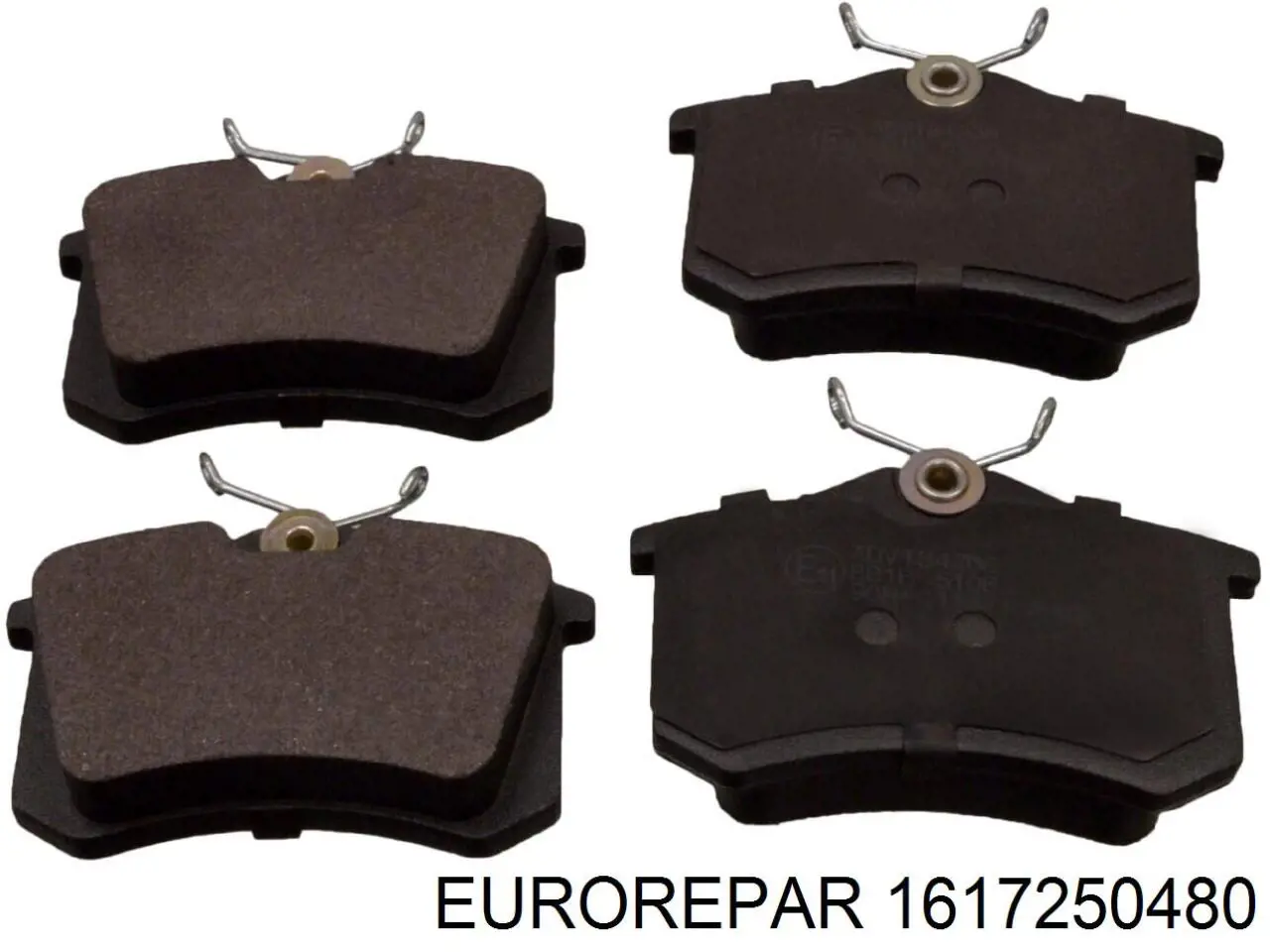 Задние тормозные колодки 1617250480 Eurorepar