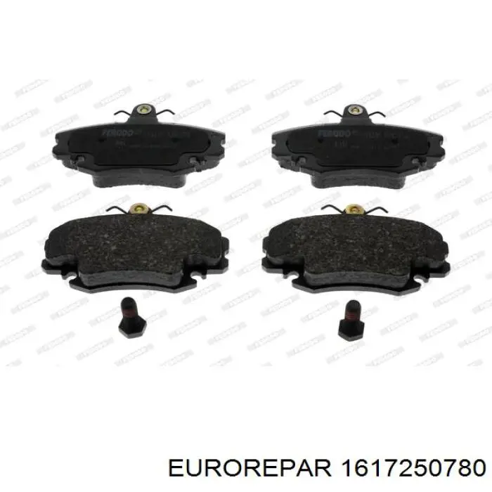 1617250780 Eurorepar передние тормозные колодки