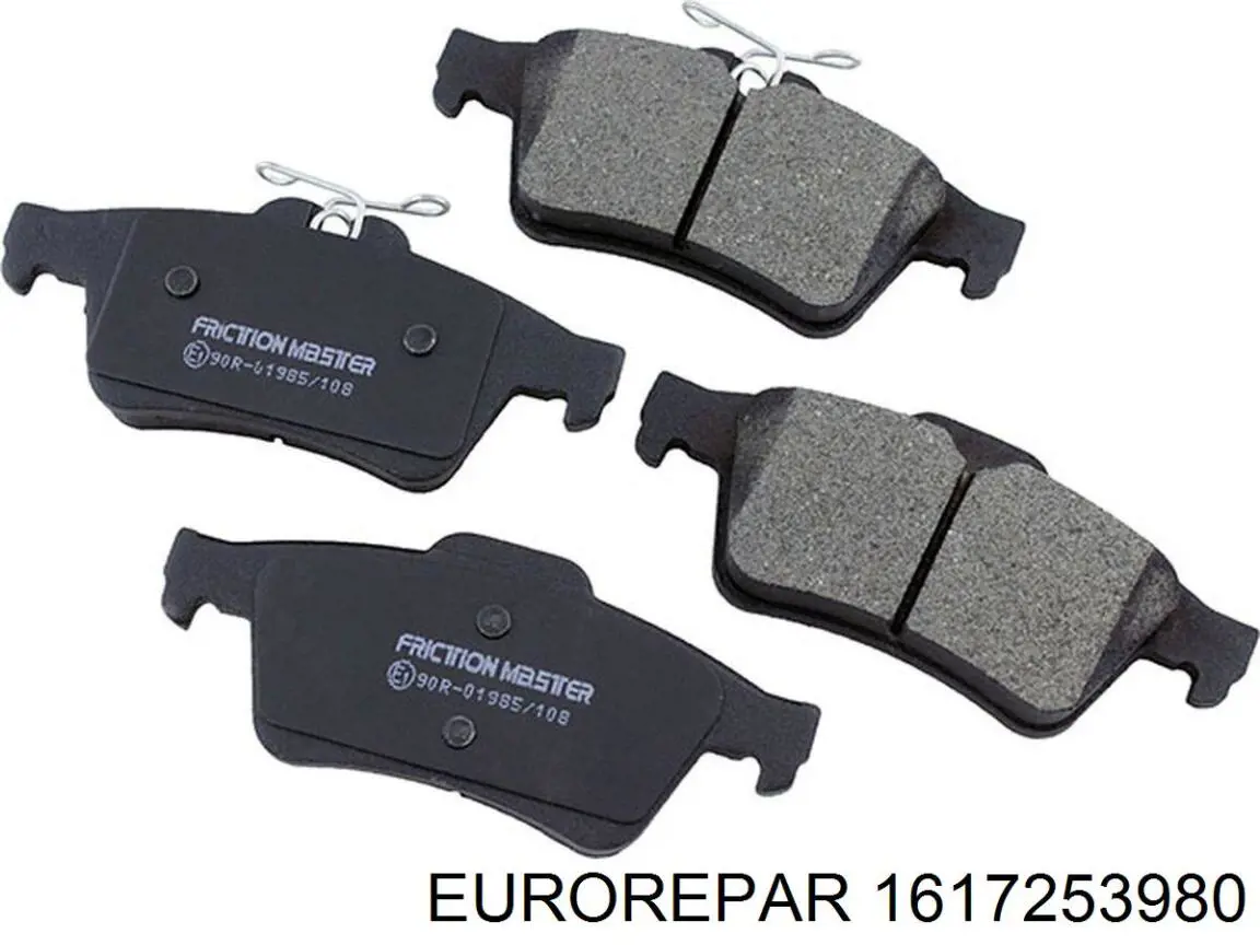Купить 1617253980 Eurorepar Колодки тормозные задние, дисковые