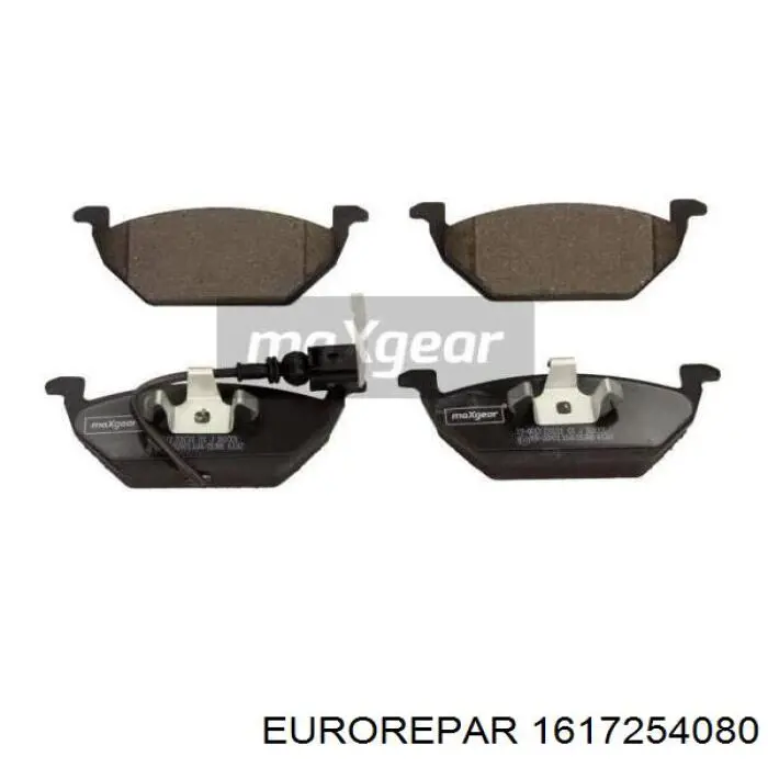 Передние тормозные колодки 1617254080 Eurorepar