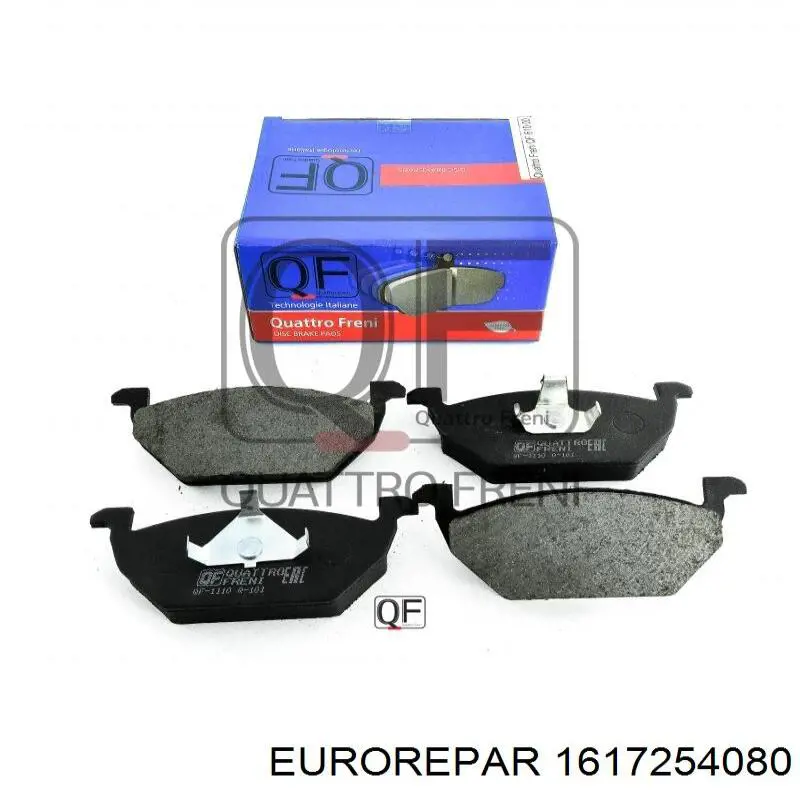 Купить 1617254080 Eurorepar Колодки тормозные