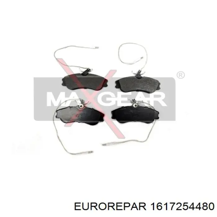 Купить 1617254480 Eurorepar Колодки тормозные