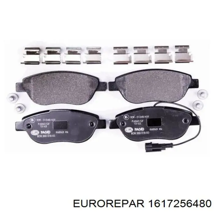 Колодки Eurorepar 1617256480 цена, от 18.52 USD