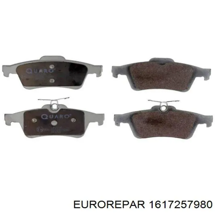Колодки дисковые  Eurorepar 1617257980 цена, от 20.62 USD
