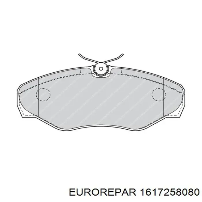 Колодки Eurorepar 1617258080 цена, от 23.89 USD