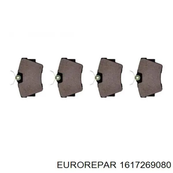 Колодки дисковые  Eurorepar 1617269080 цена, от 18.39 USD