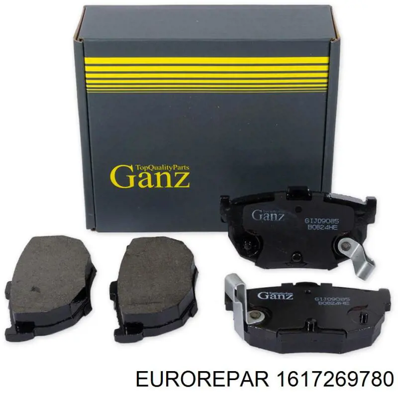 Задние дисковые колодки Eurorepar 1617269780