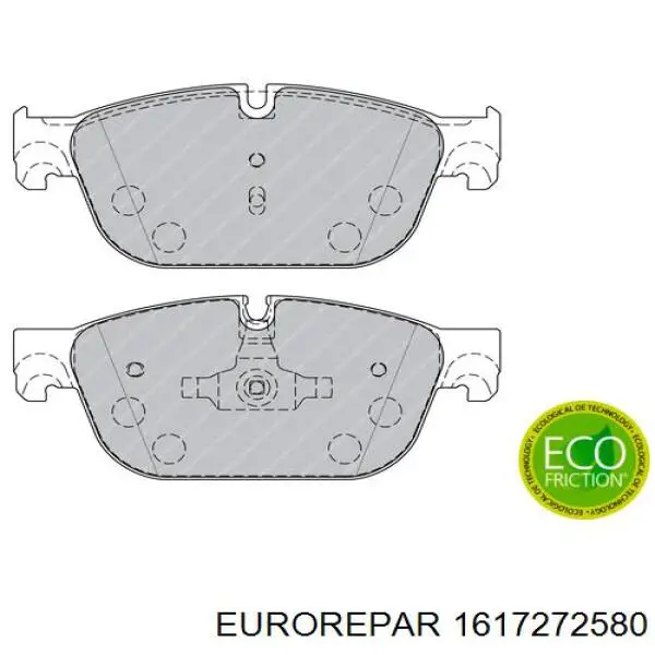 Колодки Eurorepar 1617272580 цена, от 40.45 USD