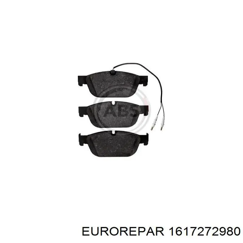 Купить 1617272980 Eurorepar Колодки тормозные