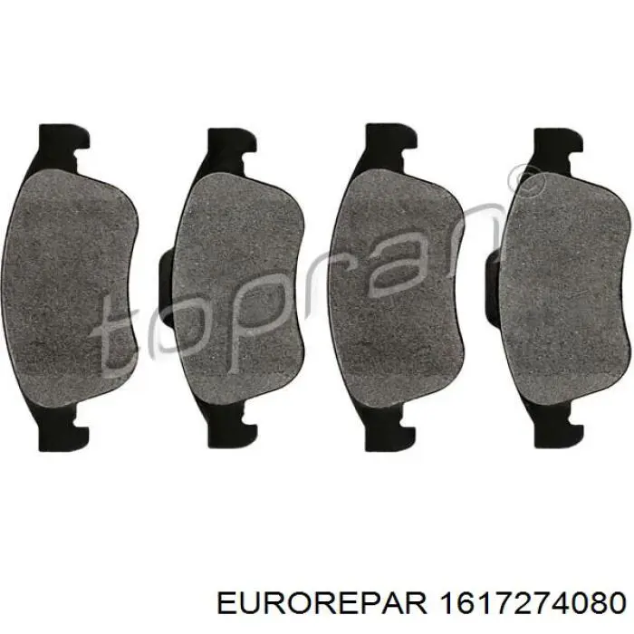 Тормозные колодки Eurorepar 1617274080