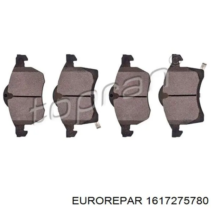 Колодки Eurorepar 1617275780 цена, от 24.86 USD
