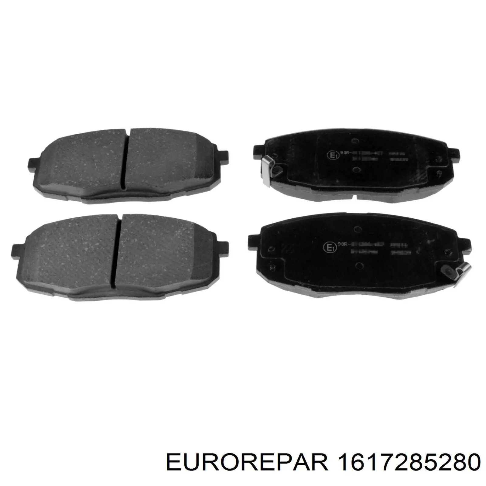 1617285280 Eurorepar передние тормозные колодки