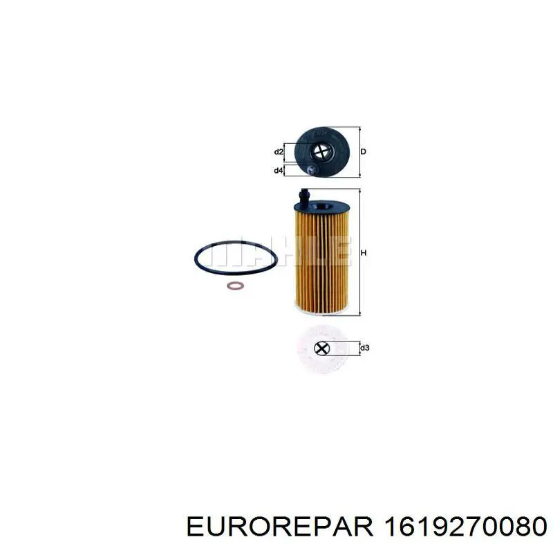 Фильтр очистки масла центробежный Eurorepar 1619270080 цена, от 8.57 USD