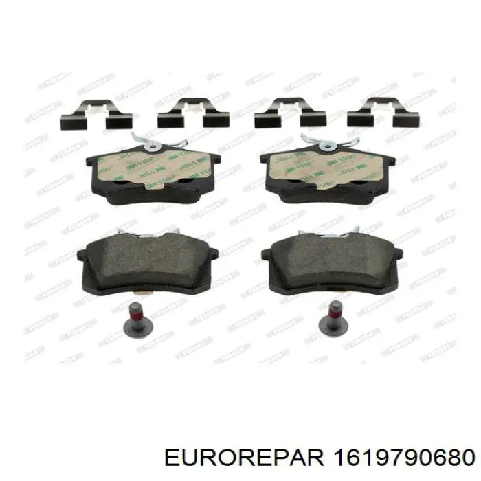 Задние дисковые колодки Eurorepar 1619790680