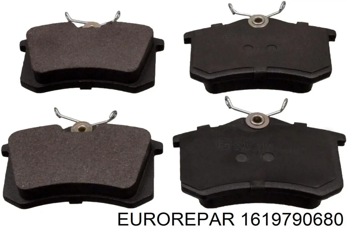 Купить 1619790680 Eurorepar Колодки тормозные задние, дисковые