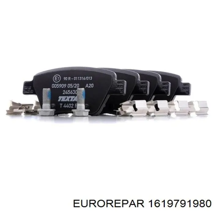 Задние дисковые колодки Eurorepar 1619791980