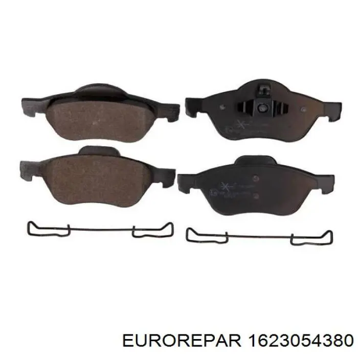 Купить 1623054380 Eurorepar Колодки тормозные