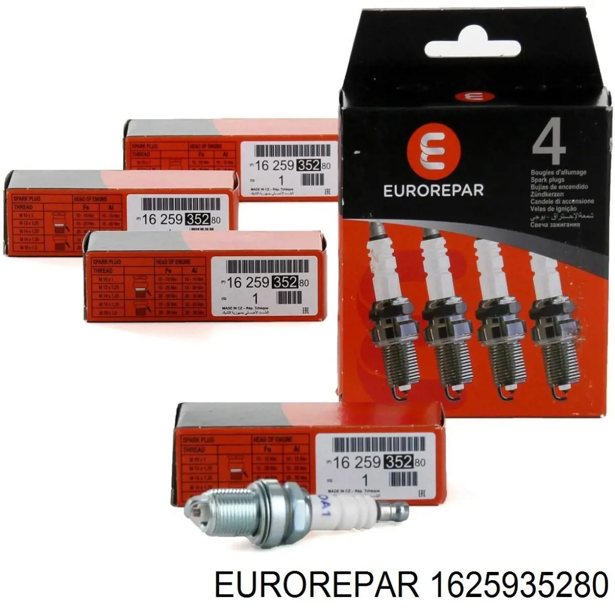 Свечи зажигания 1625935280 Eurorepar