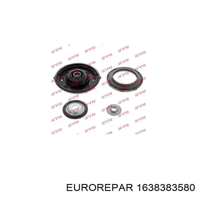 Купить 1638383580 Eurorepar Опора переднего амортизатора