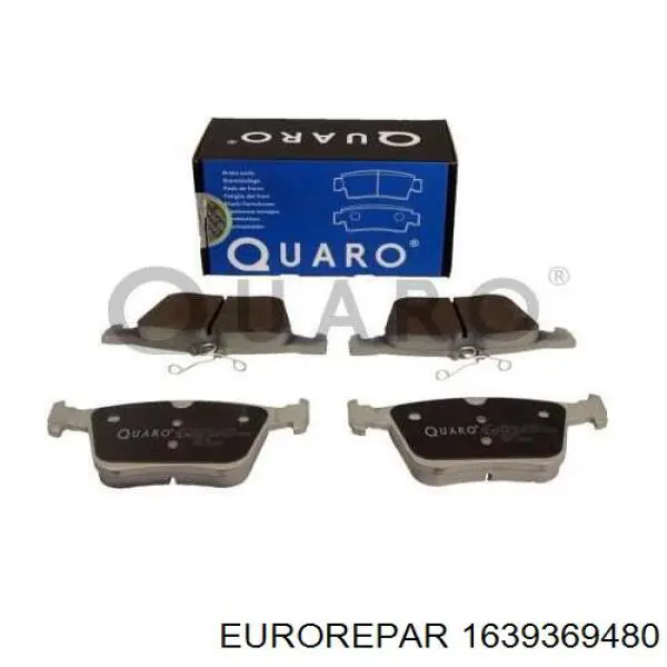 Задние тормозные колодки 1639369480 Eurorepar