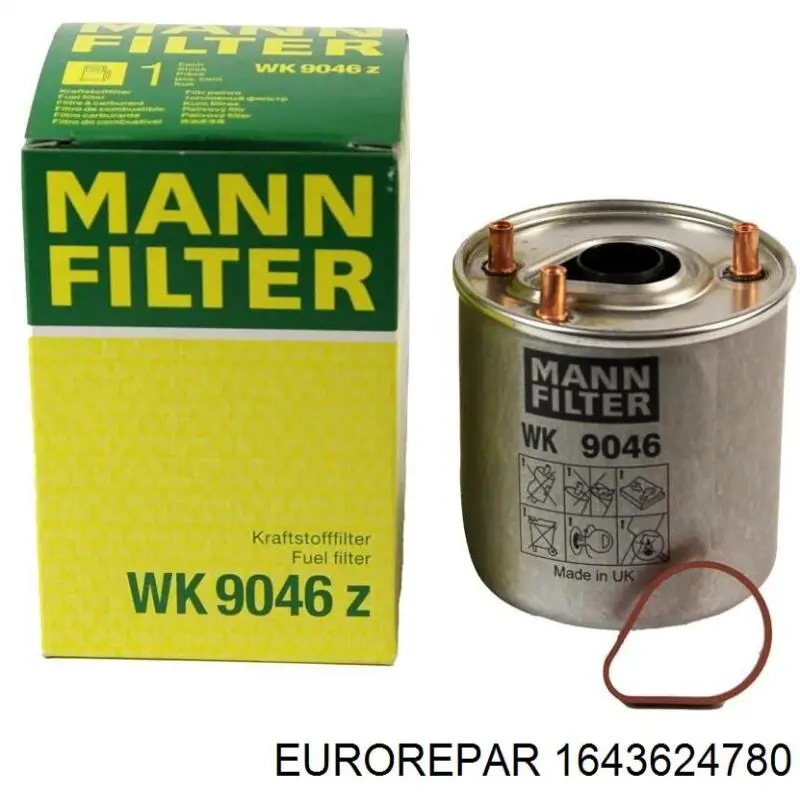 Купить 1643624780 Eurorepar Фильтр-отстойник топлива грубой очистки