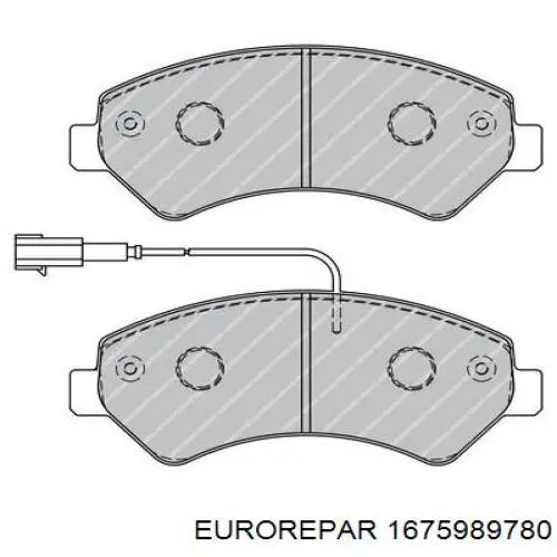Колодки Eurorepar 1675989780 цена, от 33.30 USD