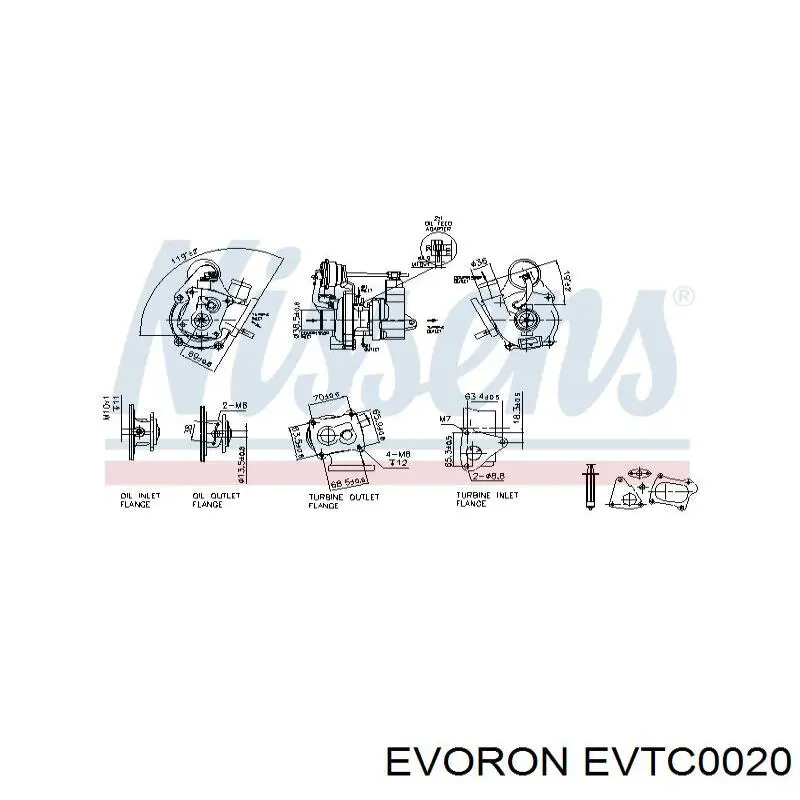 Турбокомпрессор Evoron EVTC0020