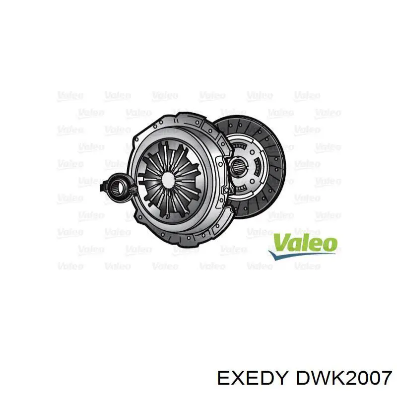 DWK2007 Exedy Сцепление в сборе