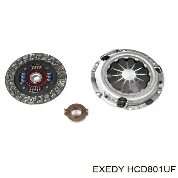 Disco de embrague HCD801UF Exedy