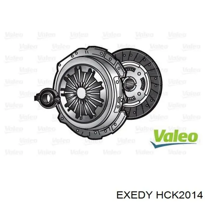 Комплект сцепления (3 части) Exedy HCK2014 цена, от 181.74 USD