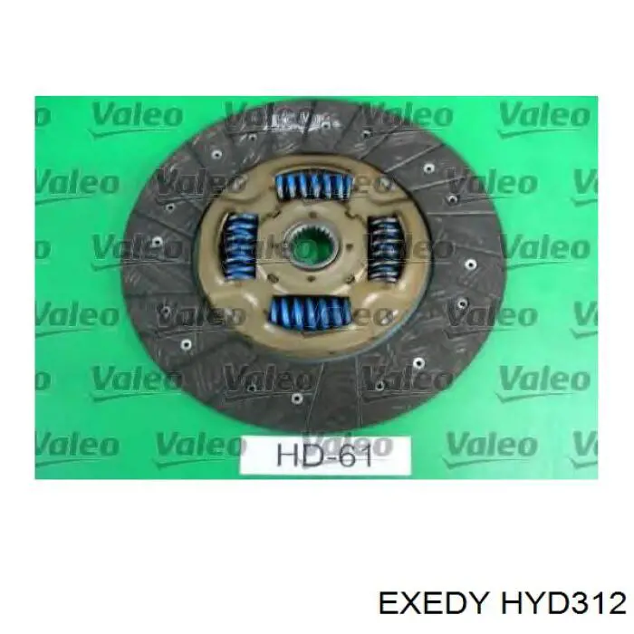 Диск сцепления Exedy HYD312 цена, от 58.52 USD